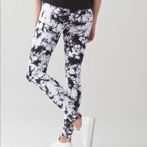 Lululemon Wunder Under Pant Shibori b&w - Hi-Rise
